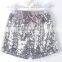 2016 Wholesale Children Cotton Frocks Design Baby Squin Pants, High Quality Kapu Baby Girls Shiny Short Pants