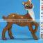 simulation type holiday deer and christmas tree