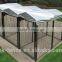 5x6x10 feet heavy duty black powder coated + galvanized steel welded wire mesh dog kennel (Anping pet product expert)