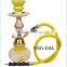 Small hookah colorful smoke shisha hookah