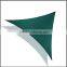 YS Green garden triangle hdpe polyethylene uv protection outdoor sun shade sail cloth