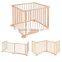European standard 4 Side Baby Child Wooden Foldable Kids Playpen Baby Playpen