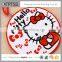 Fashion durable hello kitty cute design high quality cup mat