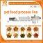 crispy kibble pet food extruder machine /dog food process line/ cat food making machine