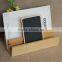 Wholesale custom 2 slot wooden mobile phone rack
