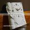 Modern 3d book design resin wall clock for living room