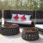 Modern European Style Outdoor Patio Rattan Sofa Furniture