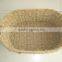 folding seagrass storage baskets