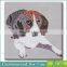 Cute Dog Abstract Home Decor Canvas Animal Oil Painting