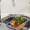 Foldable plastic sink colander/foldable plastic colander
