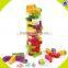 Wholesale Cheap Kids Wooden Vegetables Stacking Blocks Toy Educational Baby Wooden Vegetables Stacking Blocks Toy W13D078