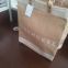 Generous capacity home jute market tote bag with durable handle