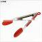 14012 Kitchen and Barbecue Grill Tongs Silicone BBQ Cooking Stainless Steel Locking Food Tong Salad Tongs