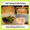 100% Bamboo Made Apple Shape Folding Fruit Basket