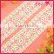 white thin cotton crochet lace fabric WLC-293