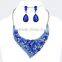 Popular blue teardrop k9 crystal fancy stone eco-friendly