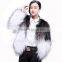 CX-G-A-187D Ladies Genuine Raccoon Fur Coat