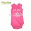 Eco Bamboo Clothes Cotton Plain Color Baby Rompers Set