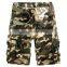 2017 New model summer wholesale china cheap price middle waist camo shorts