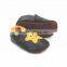 Guangzhou Wholesale Star Soft Sheep Leather Newborn Baby Shoes
