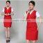 Custom Made Design Airline Stewardess Uniformes De Aeromoa
