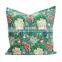 Hand Printed 100% Sofa Cushion Floral Canvas
