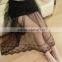 European style leopard chiffon gauze skirts long skirts length skirt