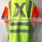 Polyester hi Vis Safety 3M Reflective Heat-applied Tape Chest Pocket Reflective T-shirt
