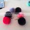 Chinese Factory Wholesale faux/fake fur pom poms keychain