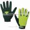 green mesh breathable cycling outdoors training gloves /unisex at 6 color cylcing motor full finger gloves