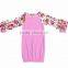 Flower icing raglan gown newborn baby sleeping sacks M7040703