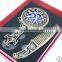 Fashion Promotional Metal Gift Mirror,Imitation Cosmetic Hand Mirror with Hair Comb