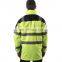 Reflective pvc Hi-Vis Raincoat reversible Rainjacket