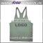 100% Polyester undershirts Digital Printing Beige Tank Top