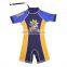 Factory Direct Supply UPF50+ Shorty Sleeve Sunsuit Girls And Boys Sun Protection Swimwear Swimming Rash Guard One Piece 0-13Y