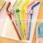Korean students stationery supplies Cute cartoon sucker gel pen writing pen black ink creative