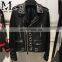Custom Design Women Black Leather Jacket Custom Made Leather Jacket