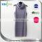 Women's Purple arbitrary collar no sleeve dress