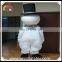 Lovely snowman mascot costume, three person snowman fur costume for adult