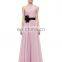 Grace Karin Ladies One shoulder Light Pink Chiffon Bridesmaid Dress CL6016-1#