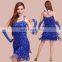 BestDance dance dress latin Tassel Sequin Fringe Flapper Dress ballroom latin dance dress