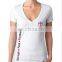V neck corporate tshirt wholesale manufacturer
