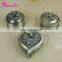 A2127S Ancient Round Heart With Engrave Metal Jewelry Box