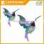 colorful sequined bird patch sweater decoration applique vintage embroidered birds