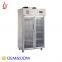 Stainless steel 2-Doors Double Temperature Freezers in refrigeration equipment