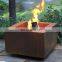 Custom Made Square Corten Steel Fire Pit