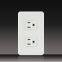 push button wall switch socket Digit Telephone Socket with Data Socket