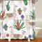 i@home mildew resistant tropical leaves water repellent custom shower curtain printing