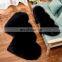 Imitate sheep fur plate long hair thick handmade throw blankets faux fur rug/plate