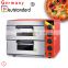 baking equipment commercial bakery oven 2 layer pizza oven with CE